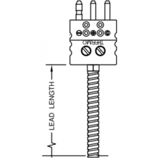 THERMO ELECTRIC 帶鎧裝導線的探頭系列