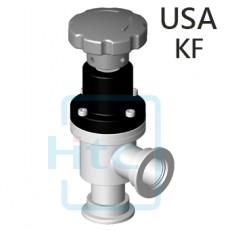 HTC 手動(dòng)式真空角閥KF法蘭無(wú)波紋管系列